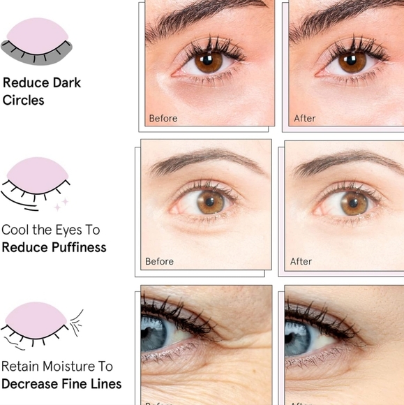 GRACE & STELLA Gold Eye Masks - Picture 5 of 9